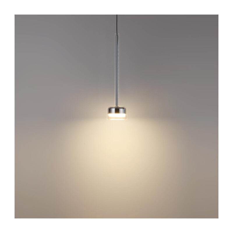 7151/10L HIGHTECH ODL26 347 Подвесной светильник хром/ прозрачное стекло/металл IP20 LED 10W 3000K 220V LASLO 4