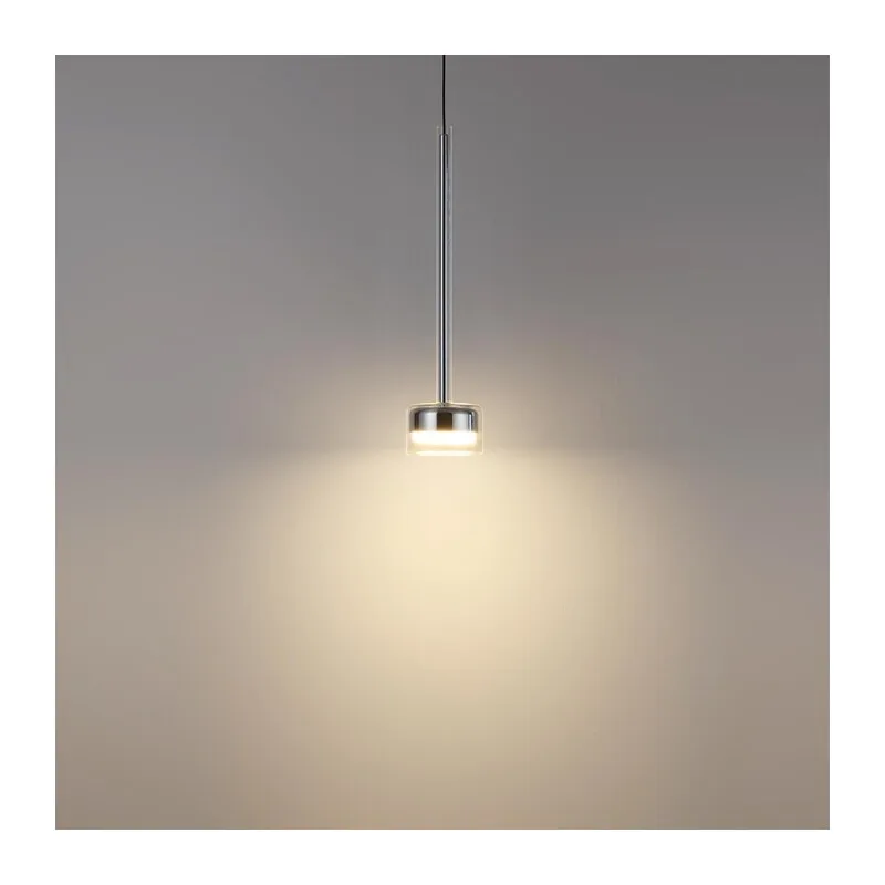 7151/10L HIGHTECH ODL26 347 Подвесной светильник хром/ прозрачное стекло/металл IP20 LED 10W 3000K 220V LASLO 3