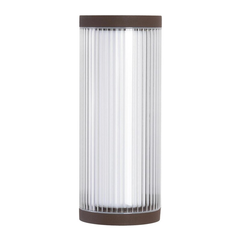 7180/12WL NATURE ODL26 663 Настенный светильник коричневый/акрил/металл IP65 LED 12W 750Лм 3000K 162° 220-240V CORTENA 5