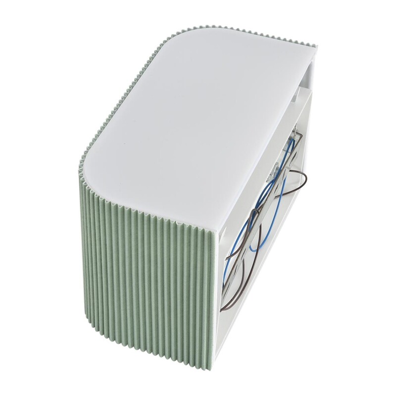 8326/2W MODERNI LN26 423 белый/зеленый, металл/текстиль/пластик Бра E14 LED 2*10W 220V GOFERA 3