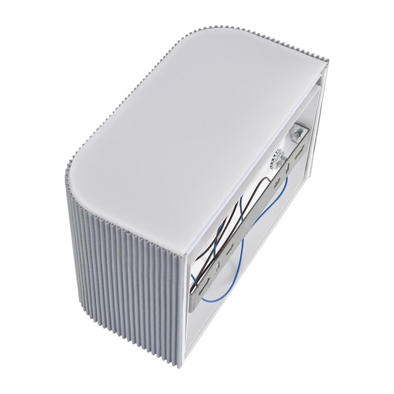 8328/2W MODERNI LN26 425 белый/серый, металл/текстиль/пластик Бра E14 LED 2*10W 220V GOFERA 3