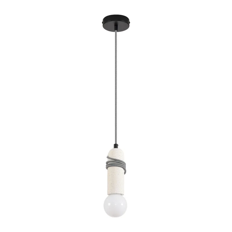 8363/1A ECO LN26 330 черный/белый, металл/бетон Подвес E27 LED 10W 220V TESLA