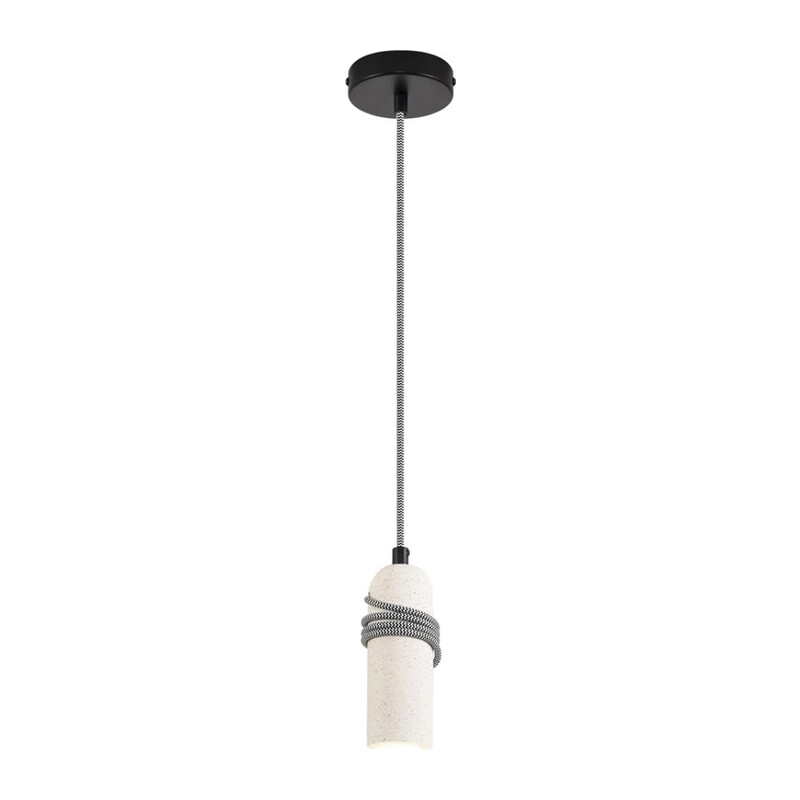 8363/1A ECO LN26 330 черный/белый, металл/бетон Подвес E27 LED 10W 220V TESLA