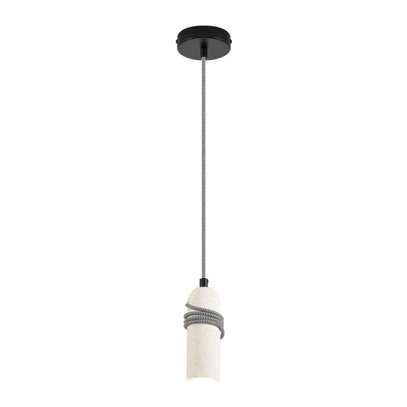 8363/1A ECO LN26 330 черный/белый, металл/бетон Подвес E27 LED 10W 220V TESLA 2