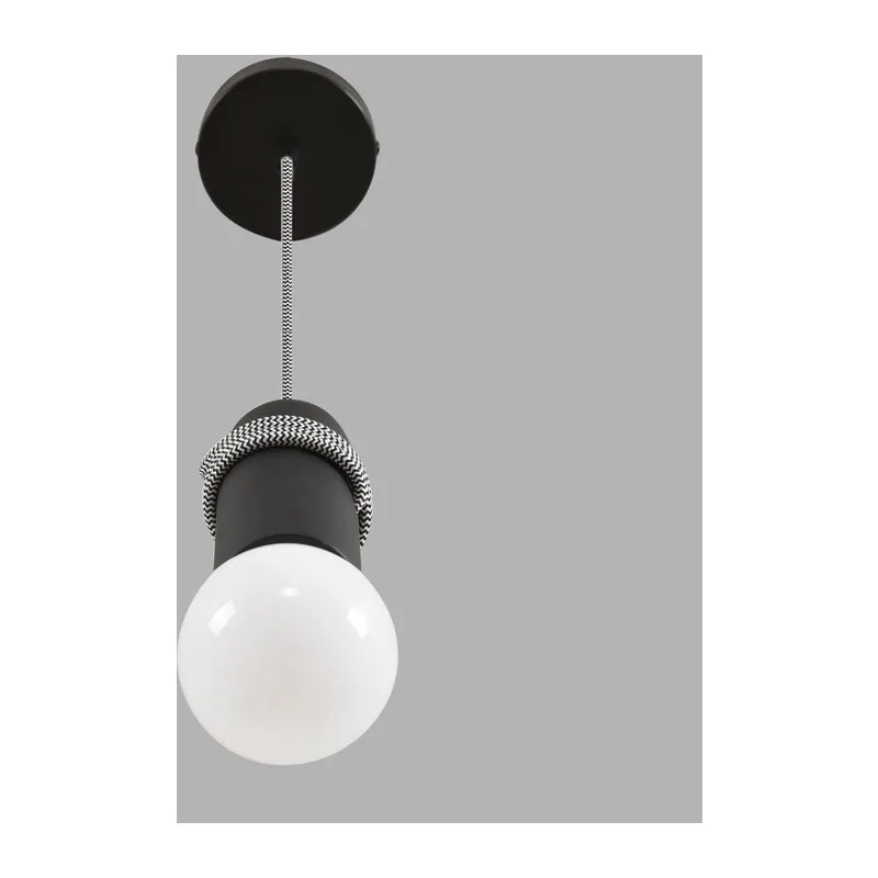 8364/1A ECO LN26 330 черный, металл/бетон Подвес E27 LED 10W 220V TESLA 3