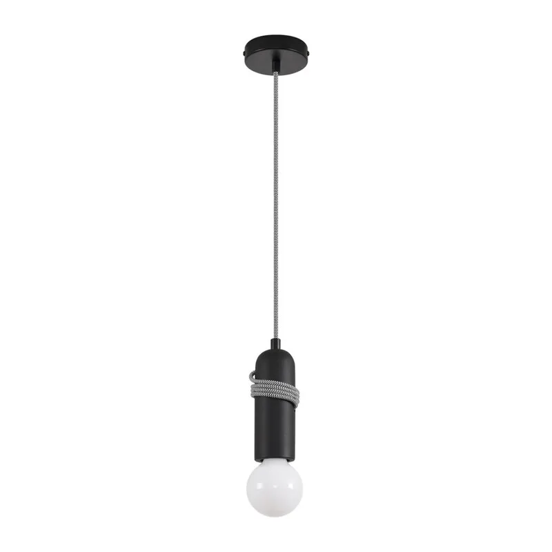 8364/1A ECO LN26 330 черный, металл/бетон Подвес E27 LED 10W 220V TESLA