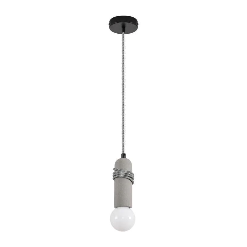 8365/1A ECO LN26 330 черный/серый, металл/бетон Подвес E27 LED 10W 220V TESLA