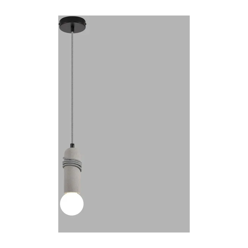 8365/1A ECO LN26 330 черный/серый, металл/бетон Подвес E27 LED 10W 220V TESLA 4