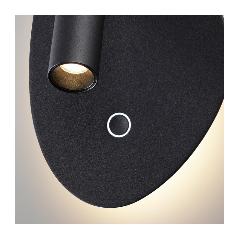 7182/9WL HIGHTECH ODL26 471 Настенный светильник черный/металл IP20 LED 9W 580Лм 2700K/3300K/4000K 120° 220-240V ROY 2