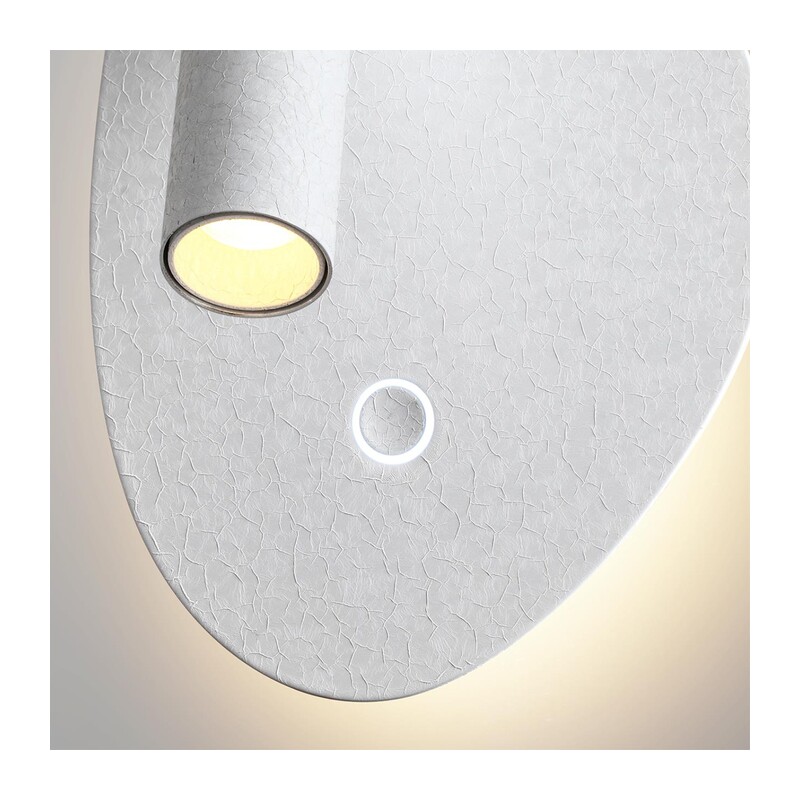 7183/9WL HIGHTECH ODL26 471 Настенный светильник белый ice crack/металл IP20 LED 9W 580Лм 2700K/3300K/4000K 120° 220-240V ROY 2