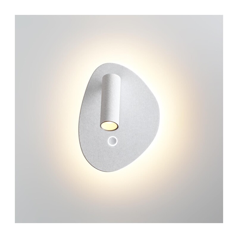 7183/9WL HIGHTECH ODL26 471 Настенный светильник белый ice crack/металл IP20 LED 9W 580Лм 2700K/3300K/4000K 120° 220-240V ROY