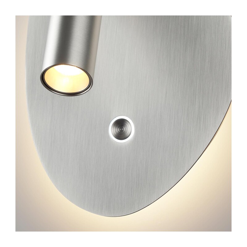 7184/9WL HIGHTECH ODL26 471 Настенный светильник брашированный никель/металл IP20 LED 9W 580Лм 2700K/3300K/4000K 120° 220-240V ROY 2