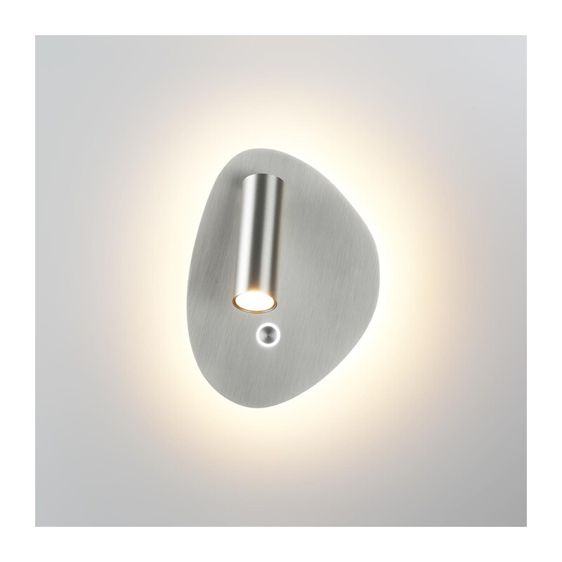 7184/9WL HIGHTECH ODL26 471 Настенный светильник брашированный никель/металл IP20 LED 9W 580Лм 2700K/3300K/4000K 120° 220-240V ROY