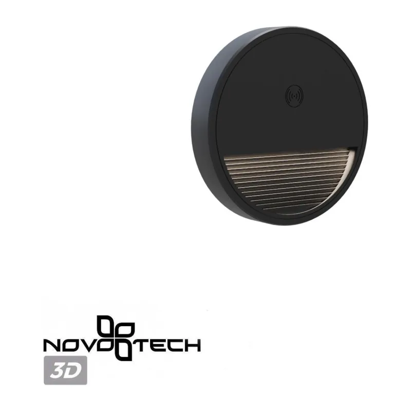 359708 OVER NT25 434 серый Светильник накладной сенсорный для лестниц IP20  LED 0.4W 3000К 1000mAh Li-ion, 5V VESPERA 5