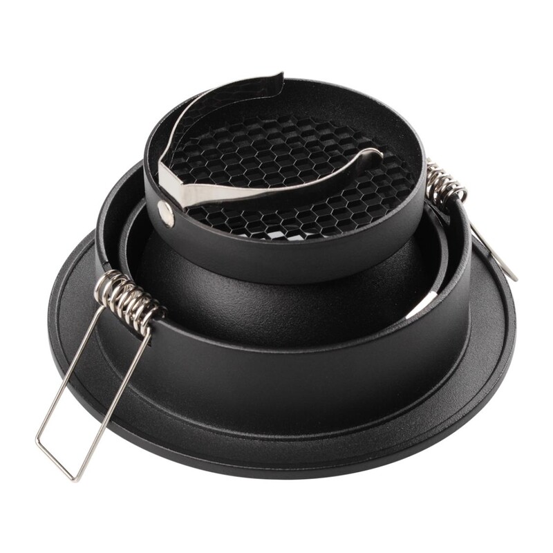 371000 WIR NT25 579 черный Светильник встраиваемый IP20 GU10 50W 220-240V MORUS 5