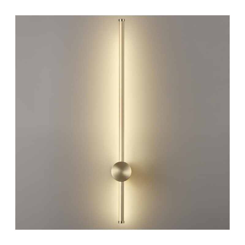 5678/8WLY УЦЕНКА(НЕВОЗВРАТНЫЙ ТОВАР) LEDIO LN23 000 золотой Настенный светильник LED 8W 3000K 220V BRAM 3