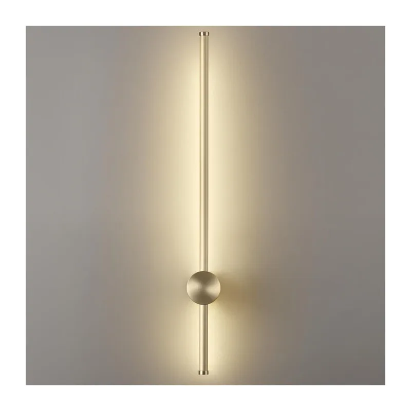 5678/8WLY УЦЕНКА(НЕВОЗВРАТНЫЙ ТОВАР) LEDIO LN23 000 золотой Настенный светильник LED 8W 3000K 220V BRAM 3
