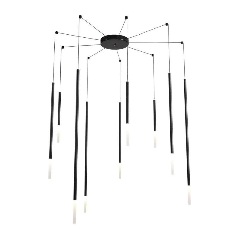 8400/27L LEDIO LN26 000 черный/белый, металл/акрил Люстра LED 27W 3000K 220V STICK