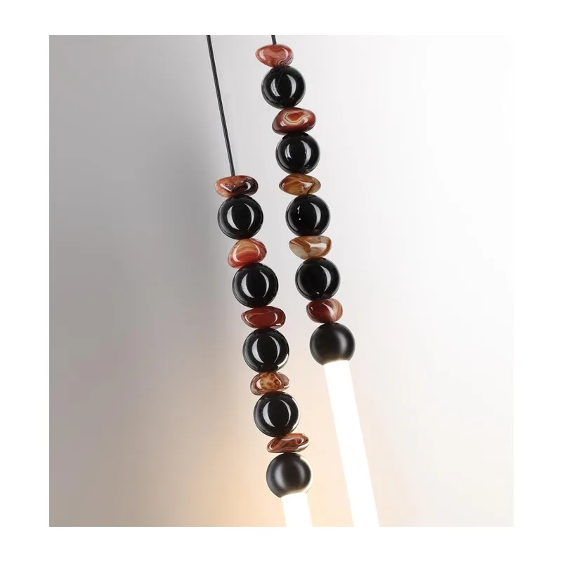 7187/16WL HIGHTECH ODL26 223 Настенный светильник черный/акрил/агат/металл IP20 LED 16W 3500K 220V MONELLA 2