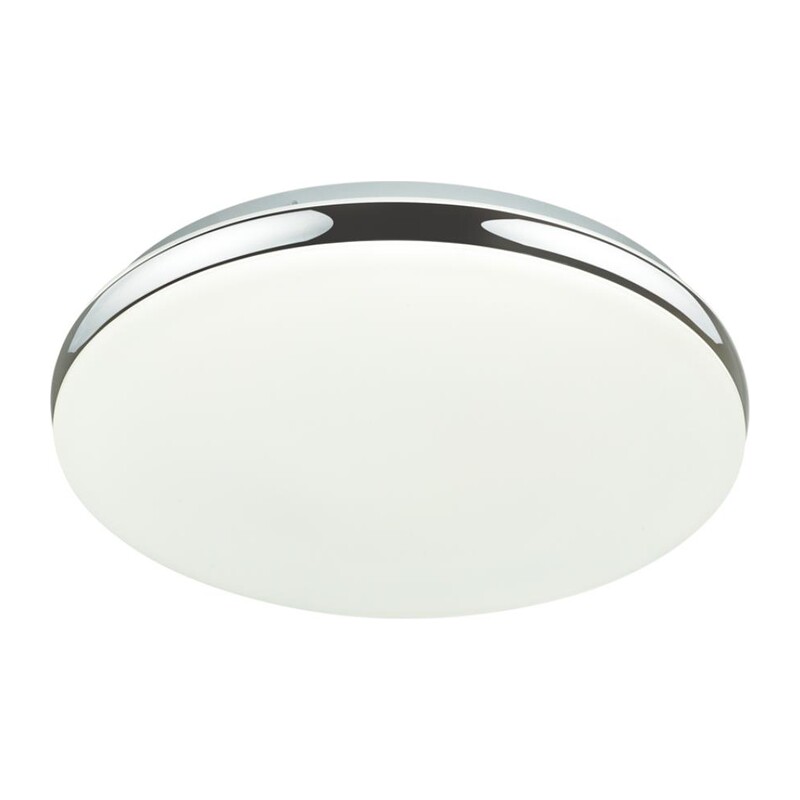7600/CLN TAN SN Светильник пластик/белый/хром LED 36Вт без ДУ 4000К D340 IP43 RINGO 5