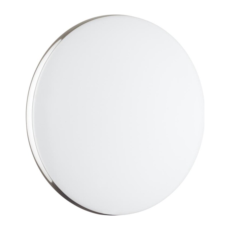 7600/CLN TAN SN Светильник пластик/белый/хром LED 36Вт без ДУ 4000К D340 IP43 RINGO