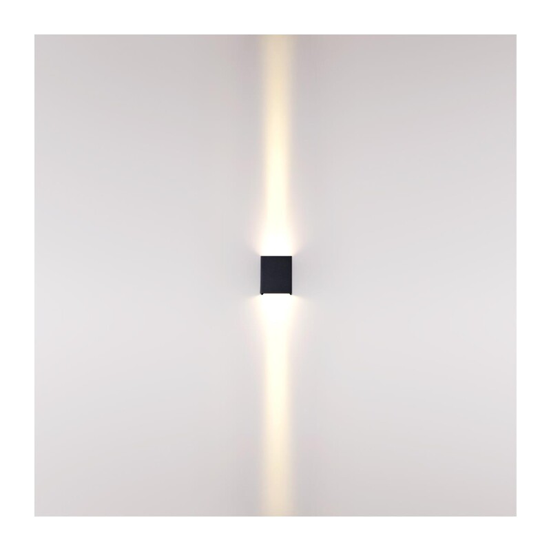 7188/10WL NATURE ODL26 Фасадный светильник черный/металл IP65 LED 2*5W 3000K 8° 85-265V ARROW