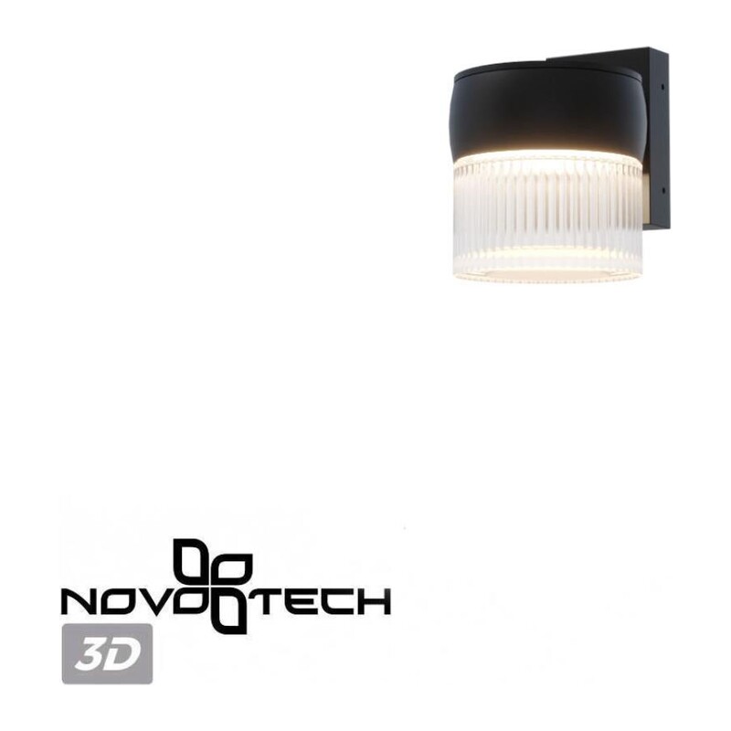 359717 STREET NT25 718 черный Светильник ландшафтный с переключателем цв. температуры IP65 LED 8W 100-240V 2700К/3200К/4000К ESTIMA 3