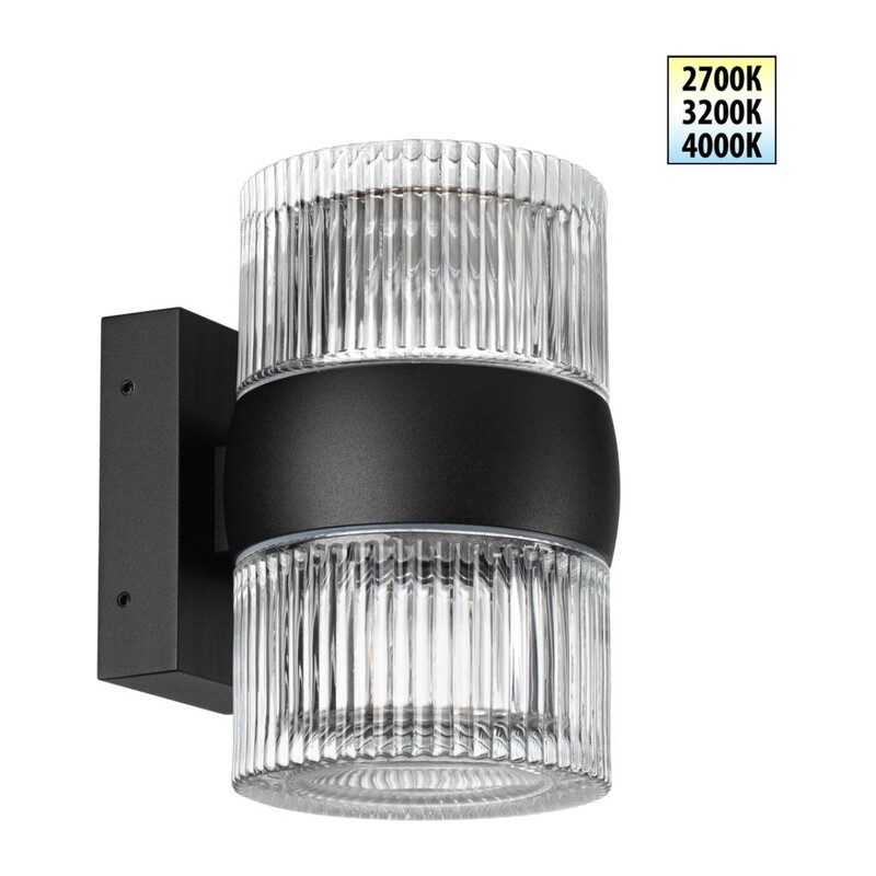 359718 STREET NT25 718 черный Светильник ландшафтный с переключателем цв. температуры IP65 LED 16W 100-240V 2700К/3200К/4000К ESTIMA 5