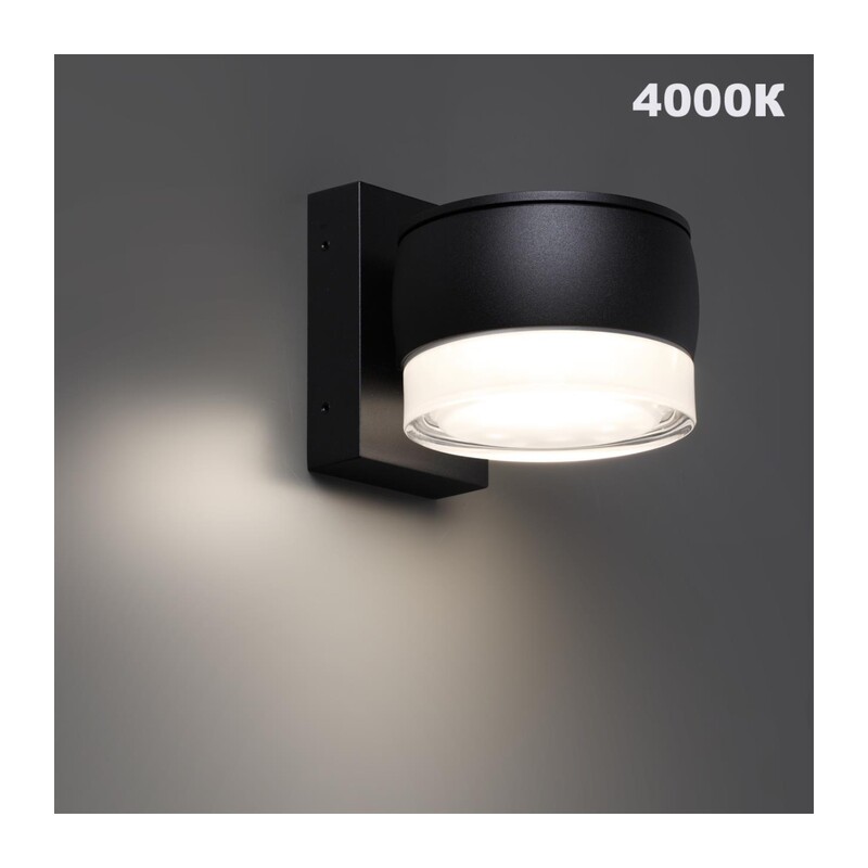 359719 STREET NT25 716 черный Светильник ландшафтный с переключателем цв. температуры IP65 LED 8W 100-240V 2700К/3200К/4000К ESTIMA