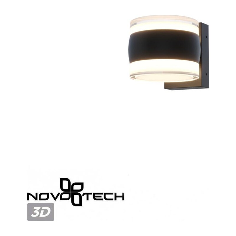 359720 STREET NT25 716 черный Светильник ландшафтный с переключателем цв. температуры IP65 LED 16W 100-240V 2700К/3200К/4000К ESTIMA 3