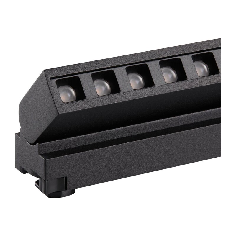 359736 PORT NT25 240 черный Светильник однофазный двухжильный трековый с переключ. цв. температуры IP20 LED 12W 180-265V 2700К/3200К/4000К EOS 5