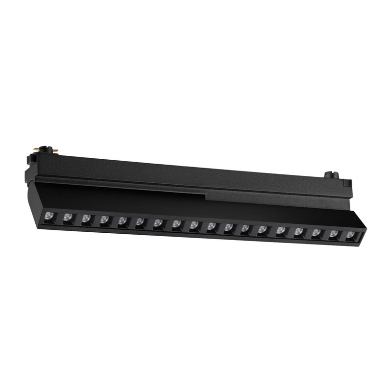 359737 PORT NT25 240 черный Светильник однофазный двухжильный трековый с переключ. цв. температуры IP20 LED 18W 180-265V 2700К/3200К/4000К EOS 2