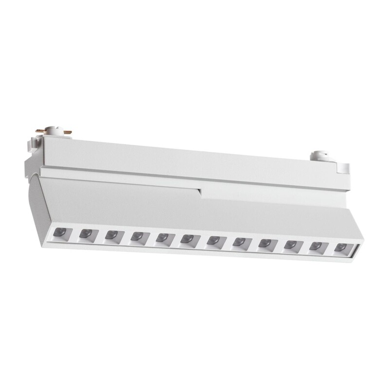 359739 PORT NT25 240 белый Светильник однофазный двухжильный трековый с переключ. цв. температуры IP20 LED 12W 180-265V 2700К/3200К/4000К EOS 2