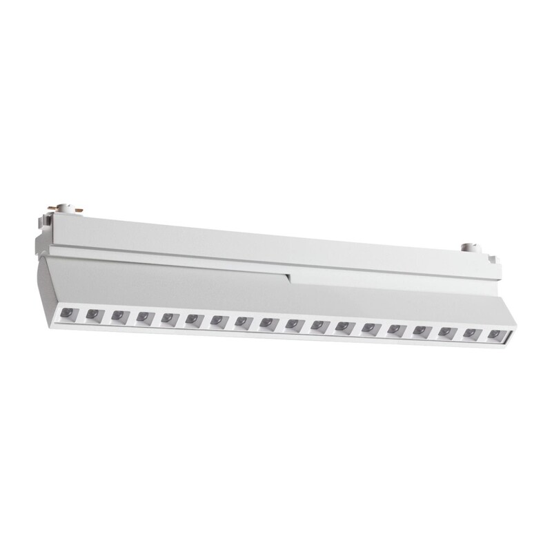 359740 PORT NT25 240 белый Светильник однофазный двухжильный трековый с переключ. цв. температуры IP20 LED 18W 180-265V 2700К/3200К/4000К EOS 2