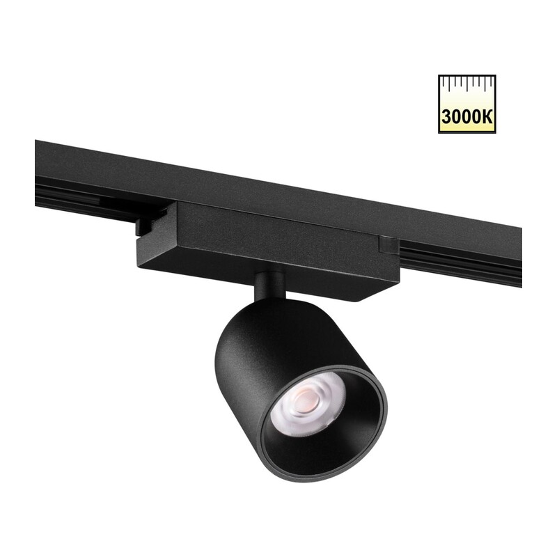 359803 PORT NT25 246 черный Светильник трековый однофазный двухжильный IP20 LED 10W 180-265V 3000К SOLETTE 5