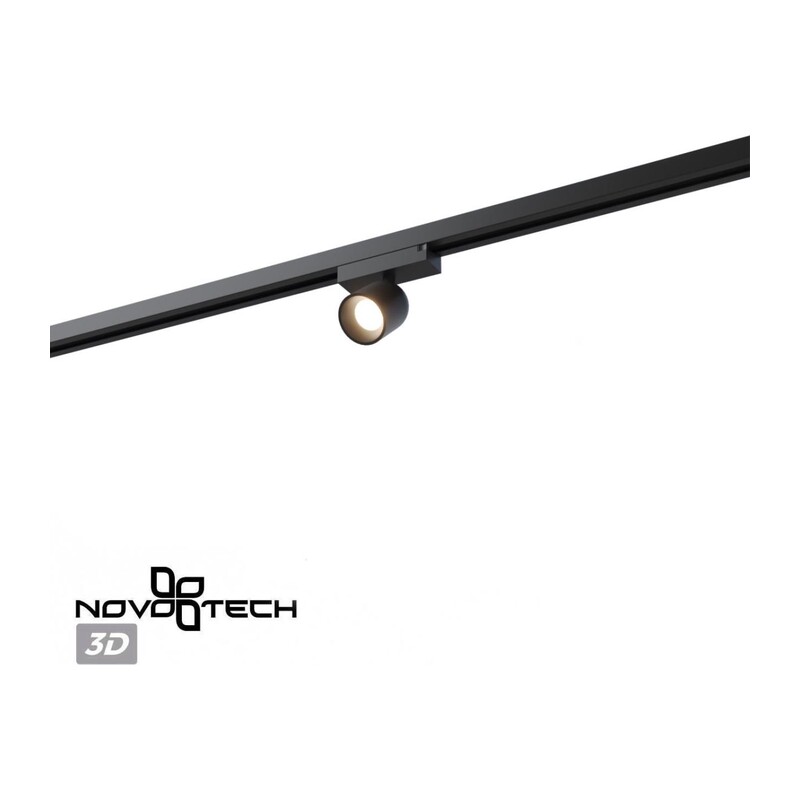 359804 PORT NT25 246 черный Светильник трековый однофазный двухжильный IP20 LED 10W 180-265V 4000К SOLETTE 3