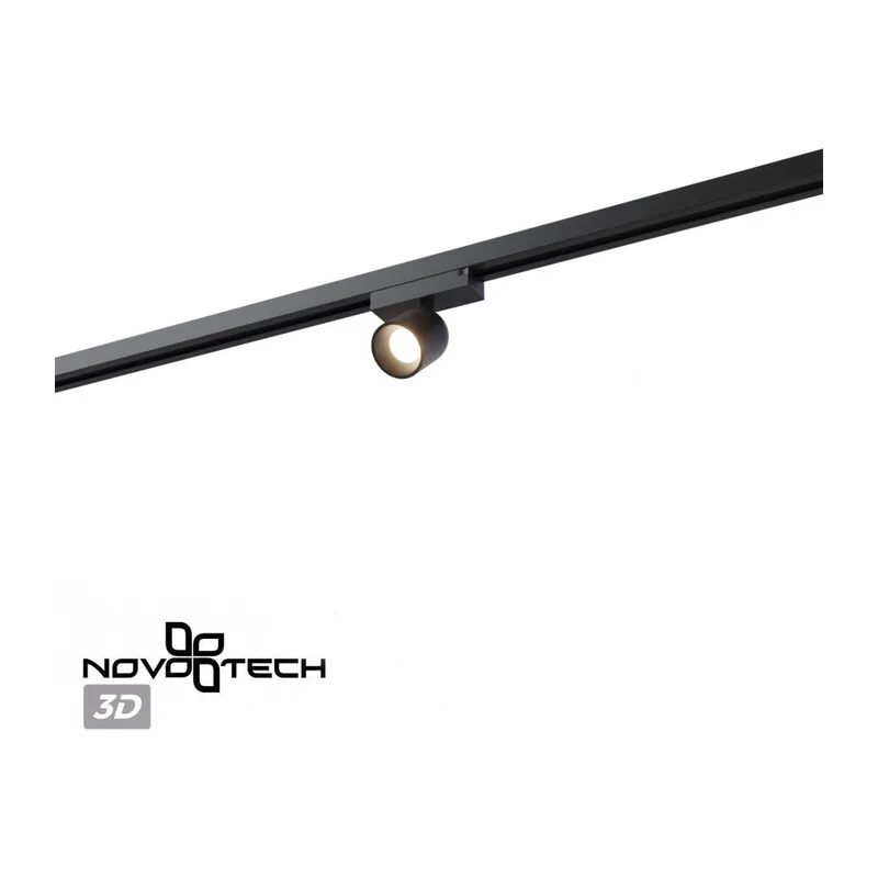 359804 PORT NT25 246 черный Светильник трековый однофазный двухжильный IP20 LED 10W 180-265V 4000К SOLETTE 6