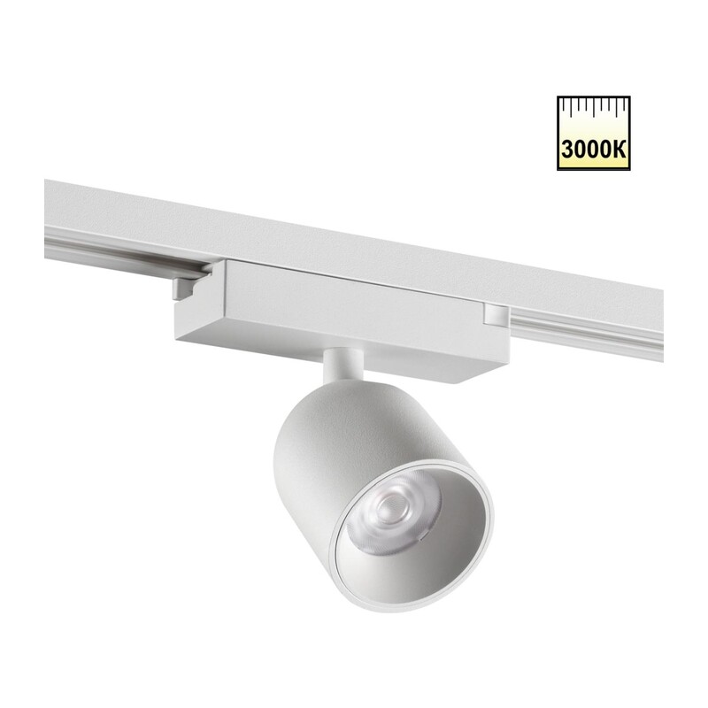 359805 PORT NT25 246 белый Светильник трековый однофазный двухжильный IP20 LED 10W 180-265V 3000К SOLETTE 5