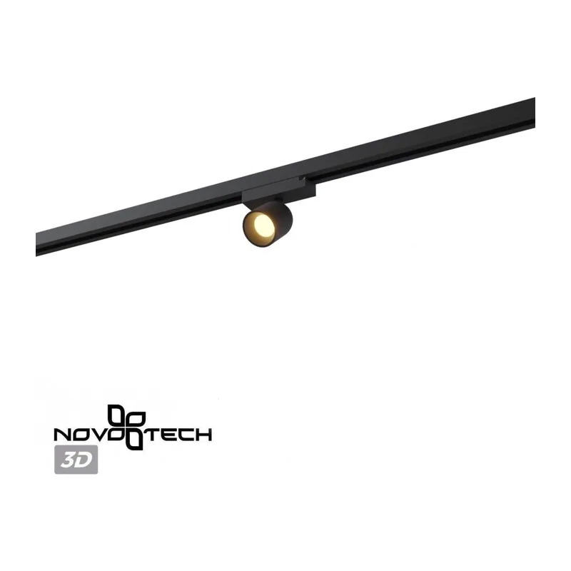 359807 PORT NT25 278 черный Светильник трековый однофазный трехжильный IP20 LED 10W 180-265V 3000К SOLETTE 6