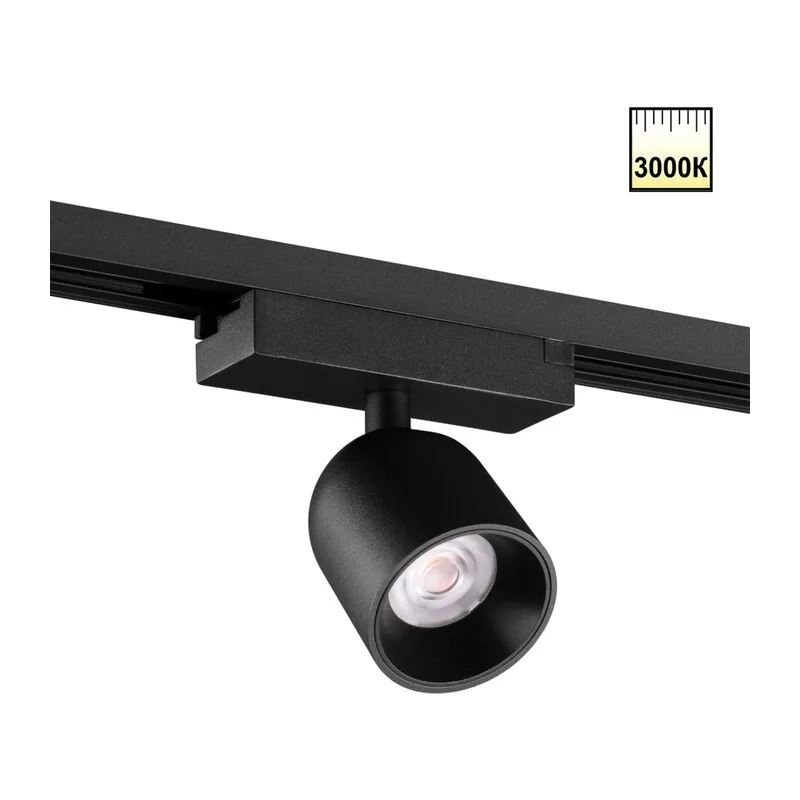 359807 PORT NT25 278 черный Светильник трековый однофазный трехжильный IP20 LED 10W 180-265V 3000К SOLETTE