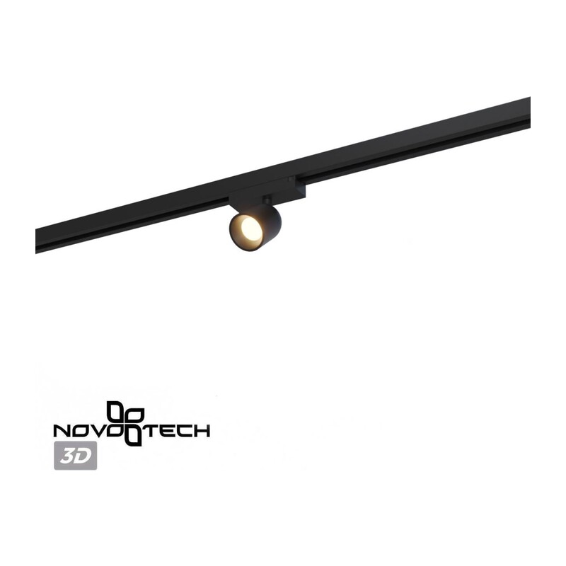 359808 PORT NT25 278 черный Светильник трековый однофазный трехжильный IP20 LED 10W 180-265V 4000К SOLETTE 3