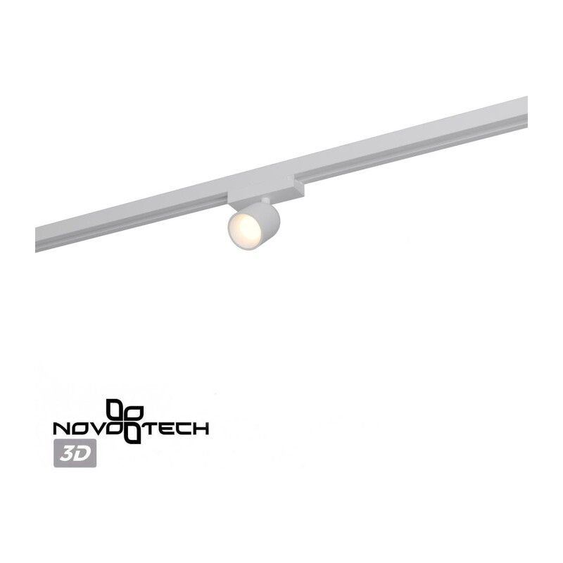 359810 PORT NT25 278 белый Светильник трековый однофазный трехжильный IP20 LED 10W 180-265V 4000К SOLETTE 3