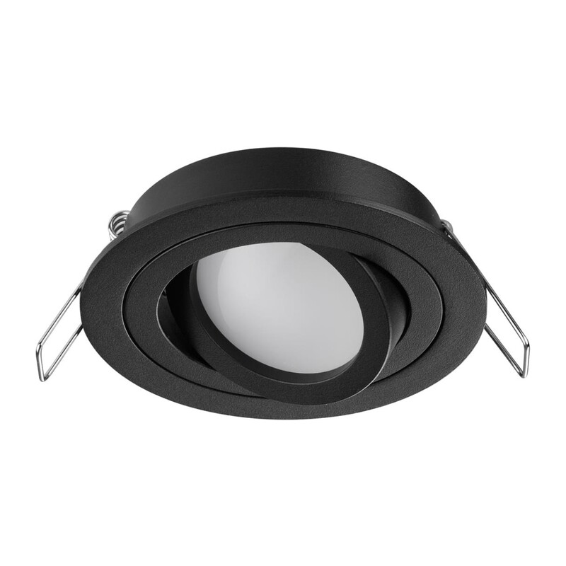 371018 WIR NT25 576 черный Светильник встраиваемый поворотный IP20 GU10 50W 220-240V MORUS 2