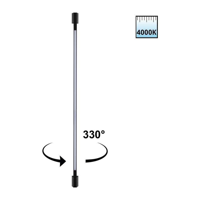 359891 STREET NT25 686 черный Светильник ландшафтный светодиодный IP54 LED 12W 4000К 220-240V VESPERA 5