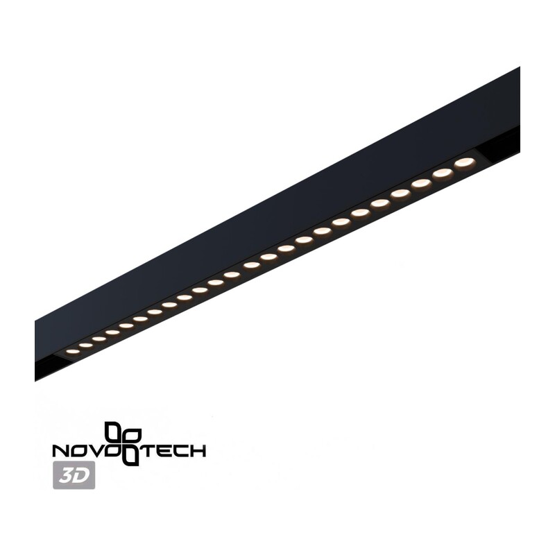 359932 PORT NT25 208 черный Трековый светильник с переключ. цв. темпер. IP20 LED 3000К\4000К\6000К 24W 90-240V VECTOR 3