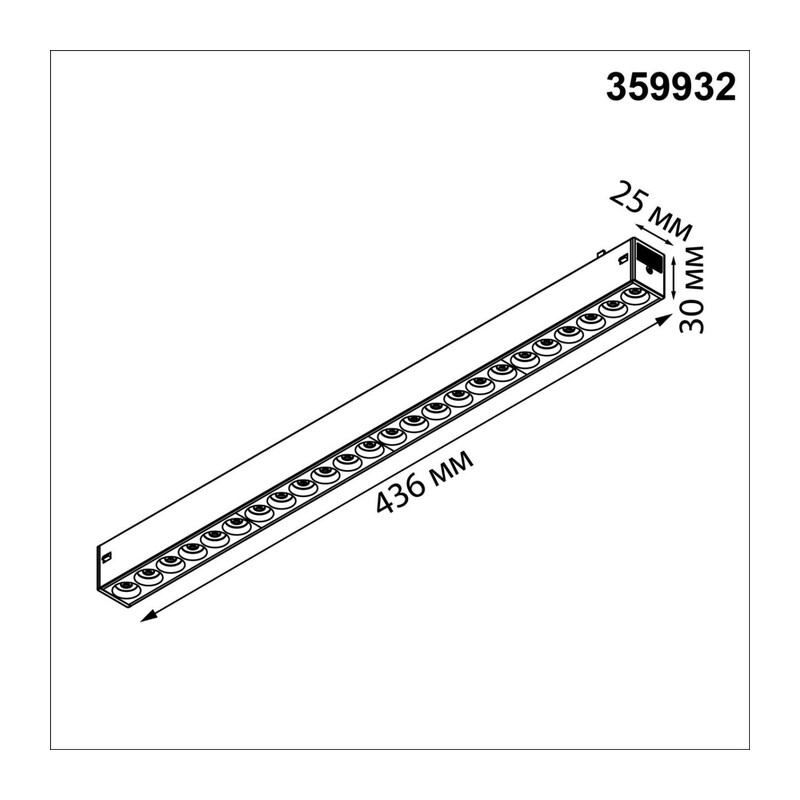 359932 PORT NT25 208 черный Трековый светильник с переключ. цв. темпер. IP20 LED 3000К\4000К\6000К 24W 90-240V VECTOR 4