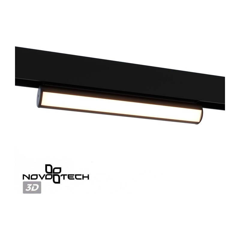 359950 PORT NT25 214 черный Трековый светильник с переключ. цв. темпер. IP20 LED 3000К\4000К\6000К 10W 90-240V VECTOR 3