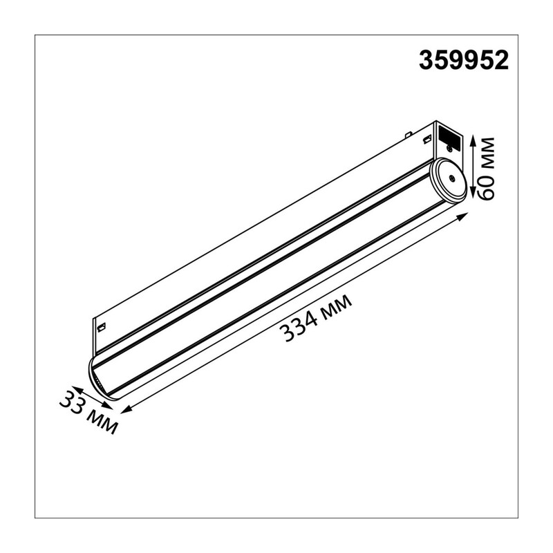 359952 PORT NT25 214 черный Трековый светильник с переключ. цв. темпер. IP20 LED 3000К\4000К\6000К 18W 90-240V VECTOR 4