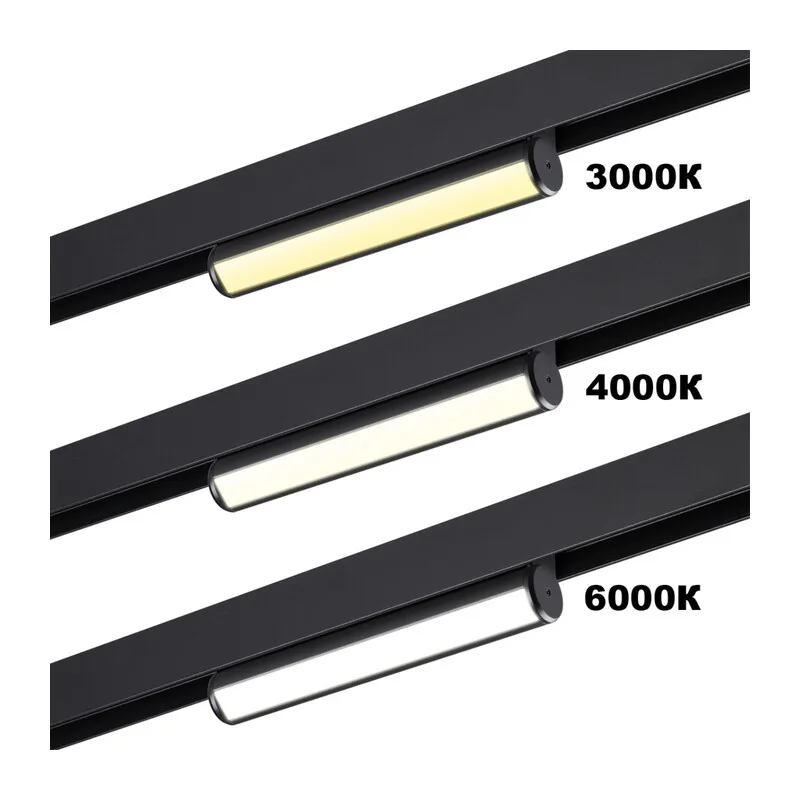 359952 PORT NT25 214 черный Трековый светильник с переключ. цв. темпер. IP20 LED 3000К\4000К\6000К 18W 90-240V VECTOR 2