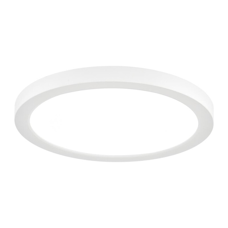 7790/18L MITRA LED SN 000 Светильник пластик/белый LED 18Вт 3000/4000/6500К D225 IP44 CCT/датчик движения NEBULA WHITE 7